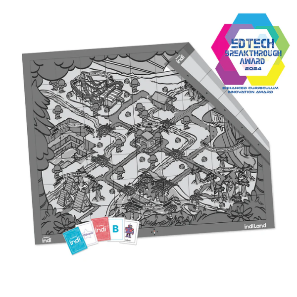 인디 코드 매트 & 리터러시 카드